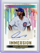 2024 Topps Inception: Immersion #IA-SI Shota Imanaga /100 - Cubs (RC, AU, SP)