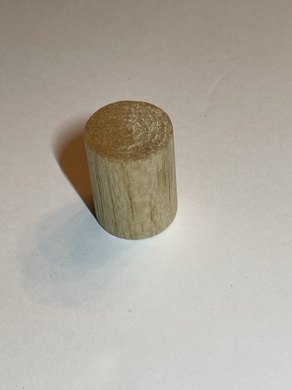Centuri Flying Model Rocket Wooden Balsa Nose Block 1.25” Estes Rocketry