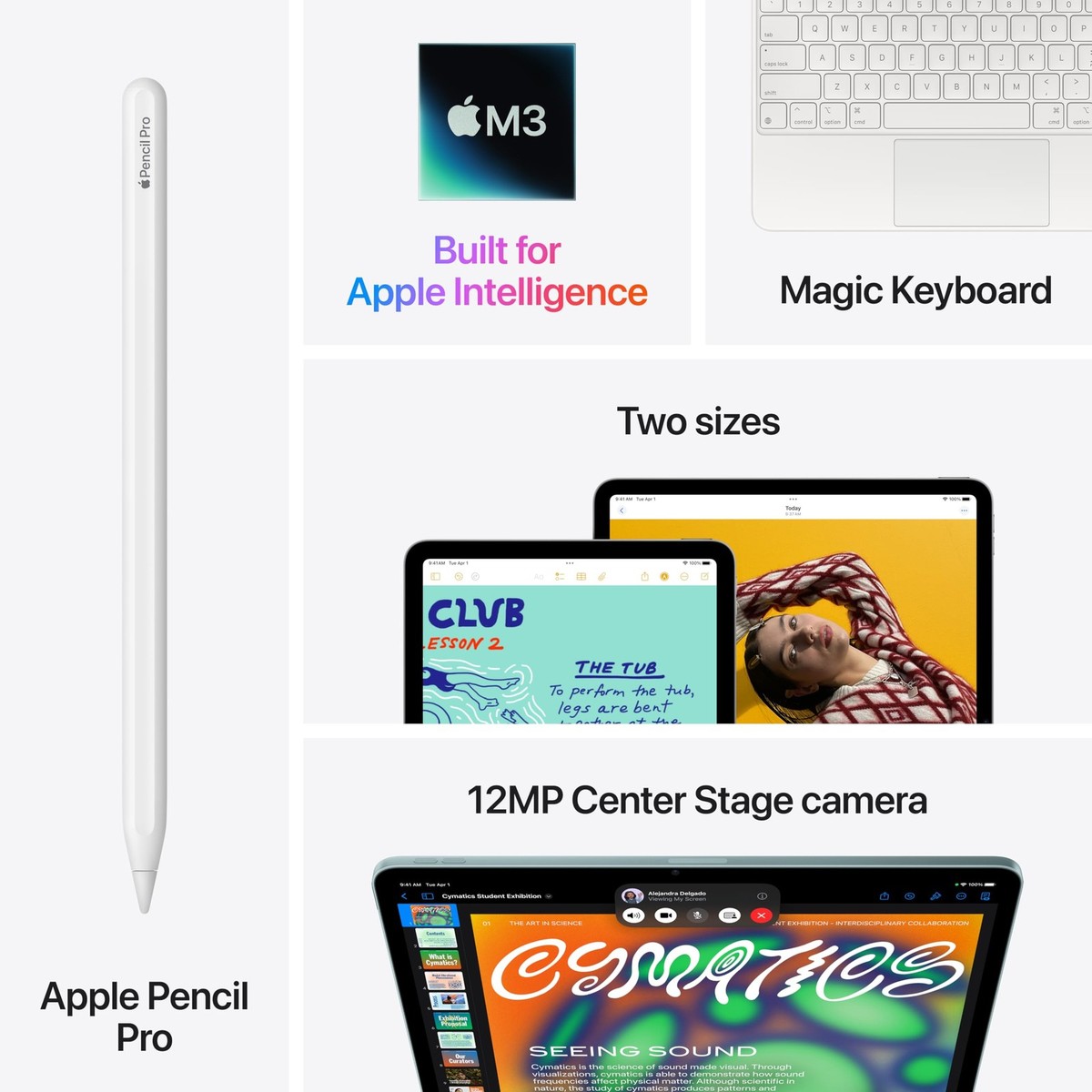 Apple iPad Air 13インチm3とApple Pencil pro Amazon.com: ZryXal New iPad Air 13 Inch Case M3 2025/M2 2024