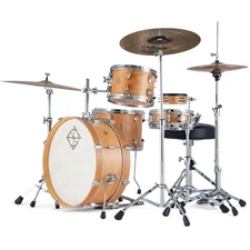 Dixon Little Roomer 5-Piece Acoustic Drum Shell Pack, Satin Natural