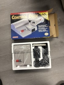 Nintendo NES Top Loader Console System Control Deck CIB With OG RECEIPT, TESTED!