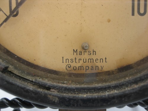 Vintage Marsh Instrument Company Dampfmessgerät mit toller natürlicher Patina - Bild 3 von 10