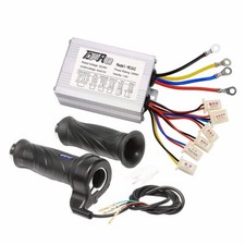 48V 1000W Brush Motor Speed Controller Throttle Grip Electric E Bike ATV Scooter