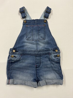 Tommy Hilfiger Short Overalls Girl Size 5 Denim