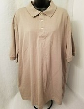 George Mens Shirt Size XL X Large 46/48 Brown Dot Striped