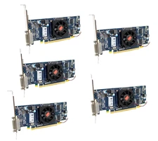 Lot of 5 AMD Radeon HD6350 512MB 0XF27T  DMS-59  109-C09057-00 PCI-E Video Card