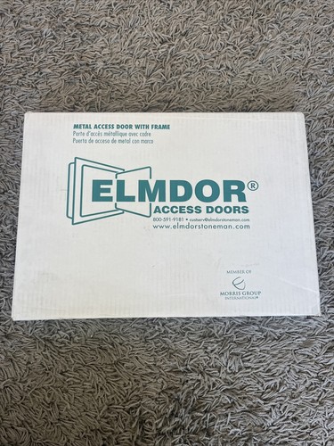 Elmdor Fire Rated Metal Wall Access Panel 12"x18” PC SDL White Cylinder Lock - Picture 5 of 7