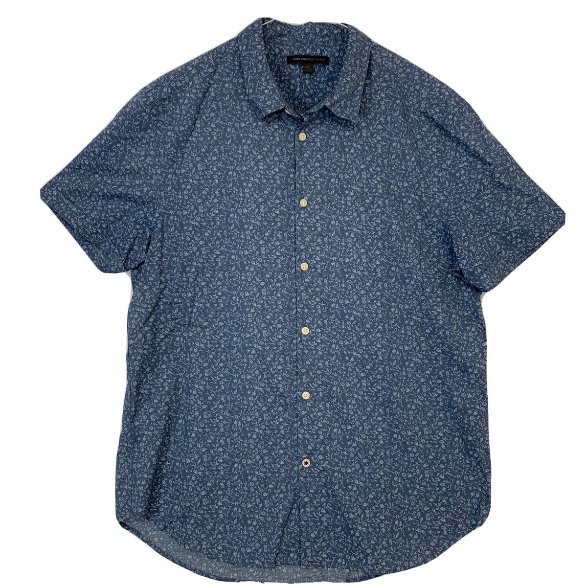 Jhon varvats シャツ L  USED GRAND BIRDEYE HALF ZIP | John Varvatos
