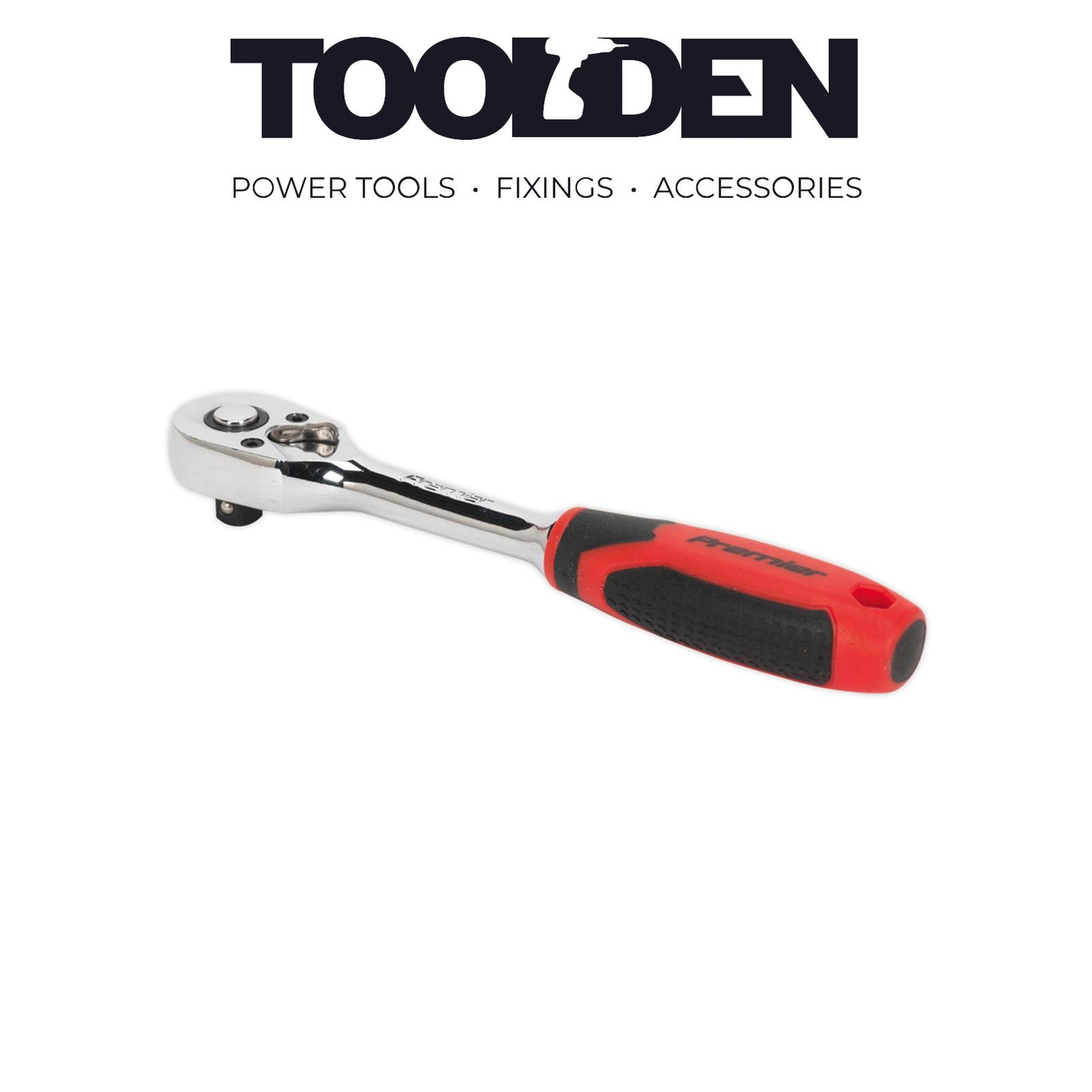 Sealey AK8946 Ratchet Wrench 1/4""Sq Drive Pear-Head Flip Reverse