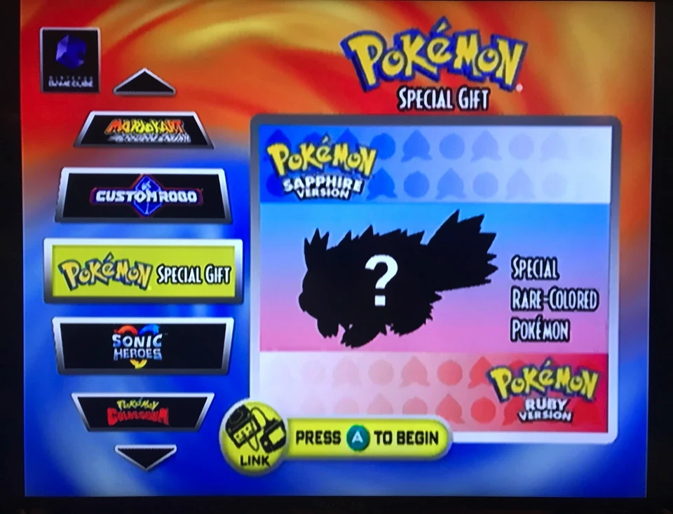 Pokemon Gamecube Demo 14 Berry Fix Shiny Zigzagoon Event Distribution Service - Image 3 of 4