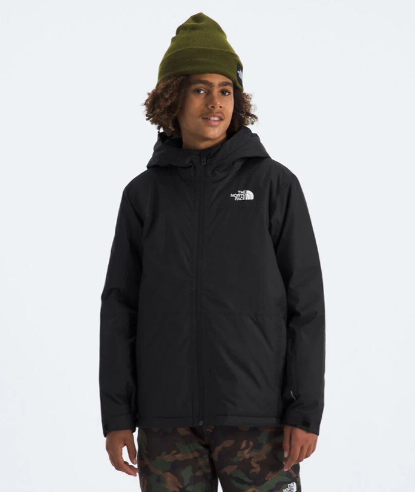 THE NORTH FACE BOYS FREEDOM INSULATED JACKET SIZE MEDIUM NF0A88TZJK3-M BLACK - Image 2 of 4