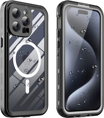 Waterproof Case For iPhone 15/15 Plus/15 Pro Max Rugged Military Grade  Cover