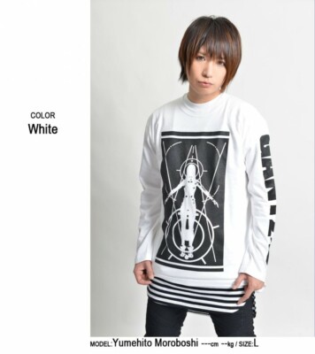 GANTZ:O Reika Shimohira Long T-shirt White Unisex Japan Limited 