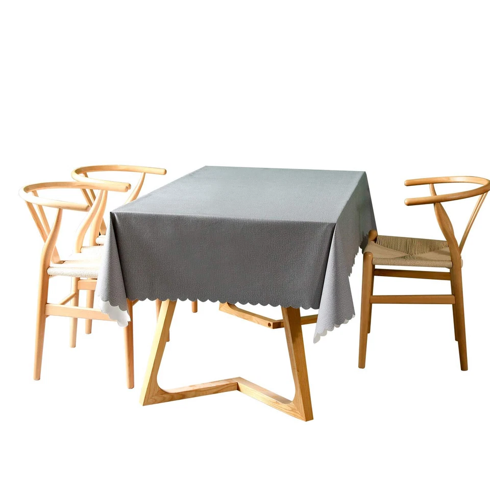 Wasserabweisende Tischdecke Rechteck PVC zum Esszimmer Küche Geburtstag Party... - Image 3 of 4