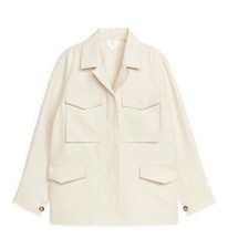 Arket Hemp Utility Jacket Off White Brand New Eur34