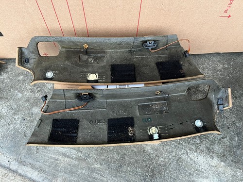 Mercedes R129 SL320 SL500 300SL 500SL SL600 Palo Visor Trim Panel SET 1296900125 - Picture 4 of 4
