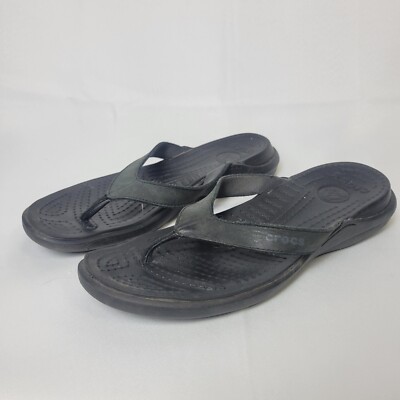 Crocs Walu Express Flip Flop Sandals Men display picture 2