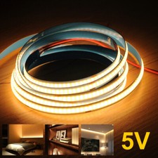 3000K Warm White Dimmable 320COB/M CRI 90 Tape 1M 2M 3M 5V USB COB Strip Light