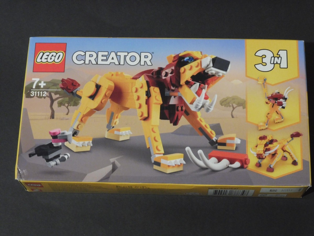 Lego 31112 CREATOR In WILD LION to Ostrich to Warthog 2021 Sealed