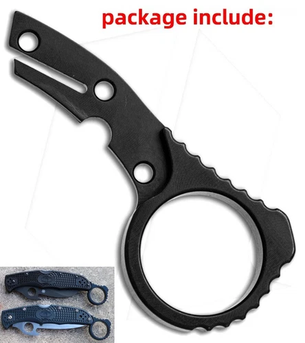 1 Stück Back Spacer Siegelring Upgrade für Spyderco Delica 4 Messer - Bild 4 von 19
