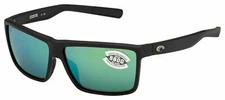 NEW Costa del Mar Rinconcito Matte Black / Green Mirror 580G Lenses RIC11OGMGLP