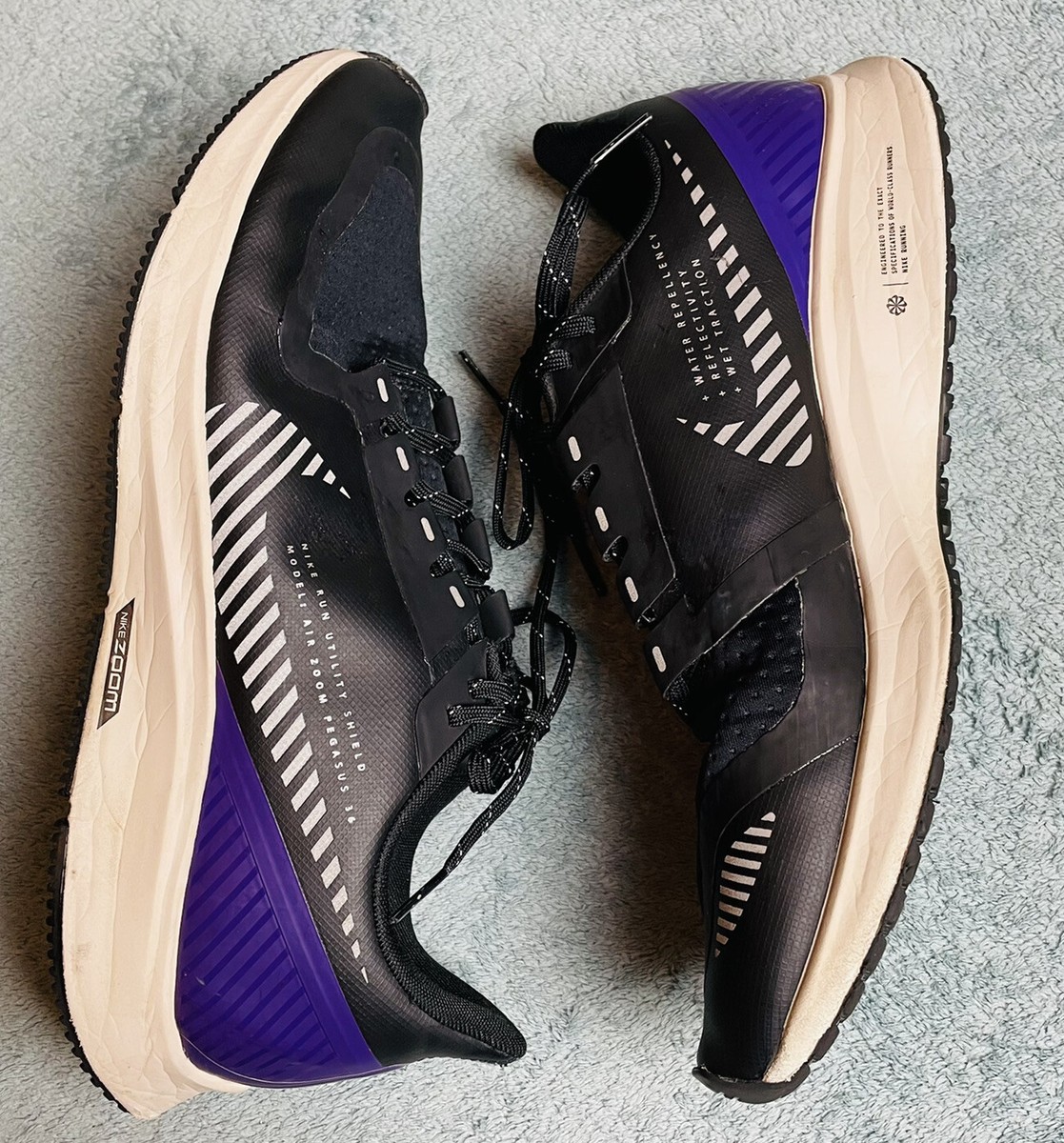 Size 9 - Nike Air Zoom Pegasus 36 Shield Voltage Purple 2019 | eBay