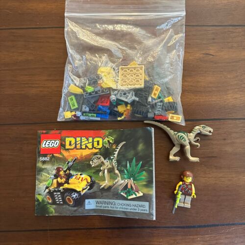 LEGO Dino: Ambush Attack (5882) INCOMPLETE - Mini Figures and Dinosaur - Picture 1 of 5