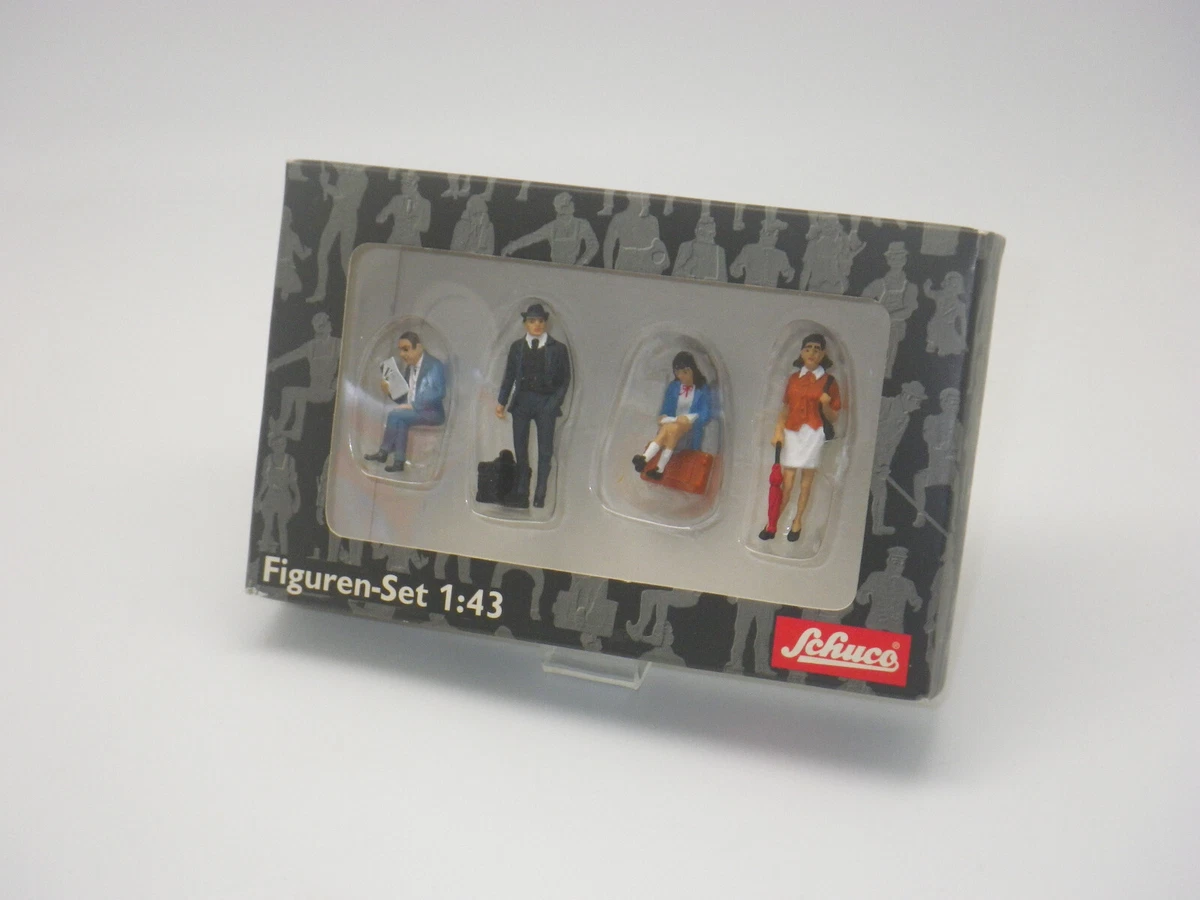 FIGURINES 1/43 SET 433 LA VALISE VROOM NOT PEINT NOREV MINICHAMPS