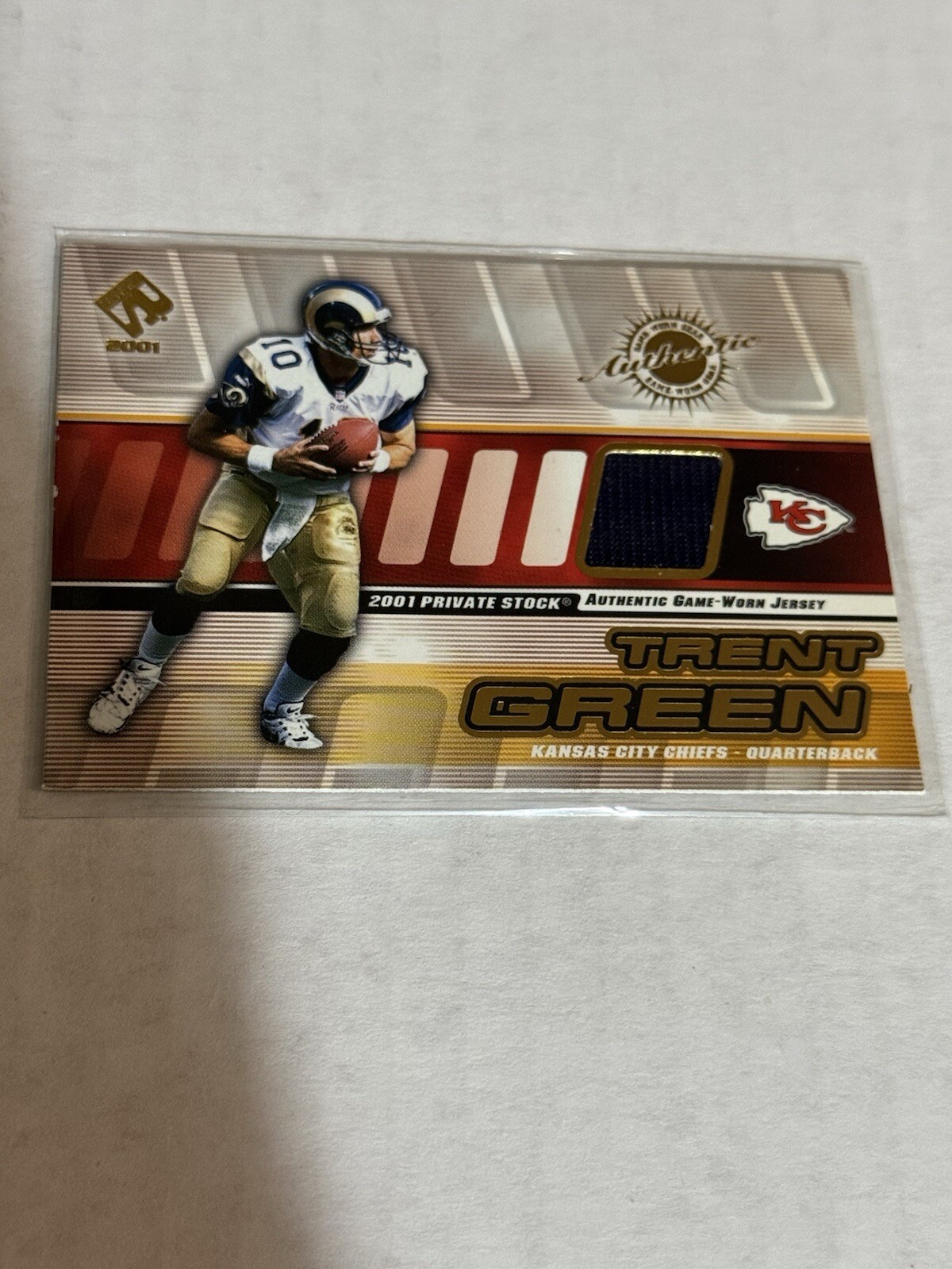 2001 Pacific Private Stock Trent Green Game-Worn Jersey #79 MEM