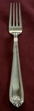Lenox Stainless BEAD Salad Fork (s)  Glossy Plume Flatware 18/10 China 7"
