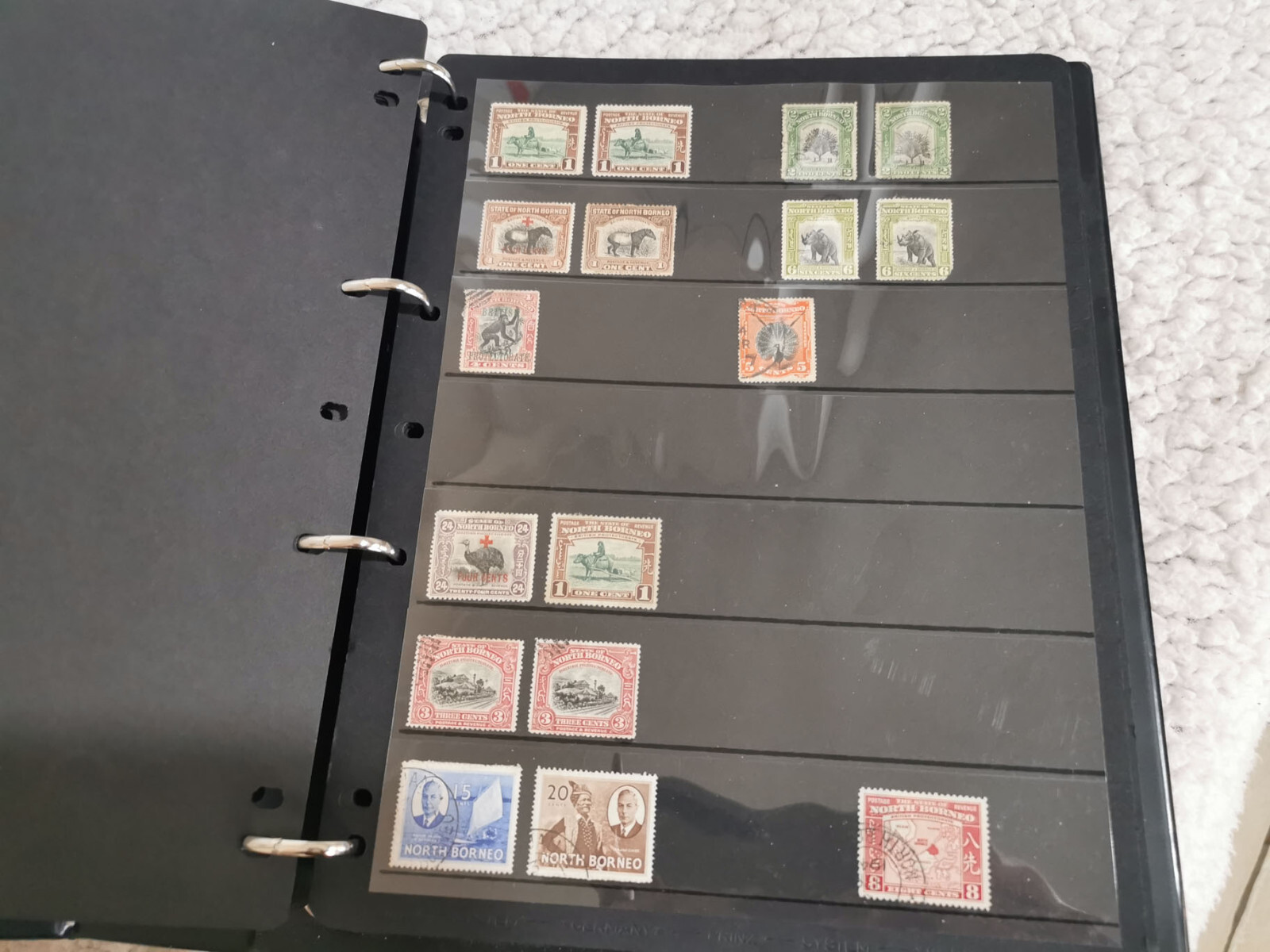 British Commonwealth Collection in Large Album/Binder 78 Photos Fine