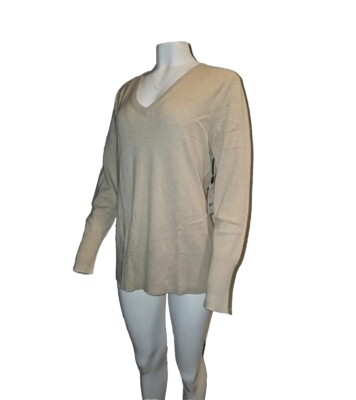 Worth Classics By Worth Women's Sweater 100% Cashmere V-Neck XL 16 NWT $400.00