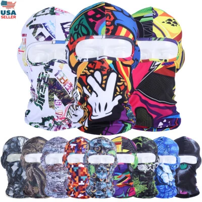 Balaclava Face Mask UV Protection Ski Sun Hood Tactical Masks for Men Women US