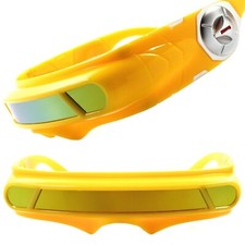 Yellow Mirrored Lens Futuristic Cosplay X-Men Cyclops Costume Visor Sun Glasses