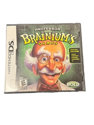 professor Brainium's Games Nintendo DS CIB Complete Authentic 