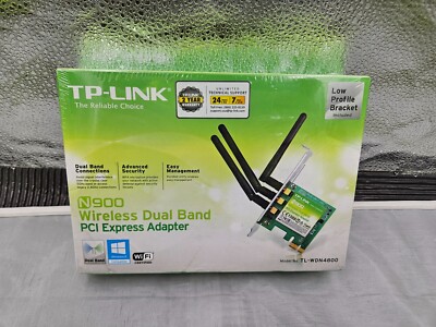 Top-Link N900 Wireless Dual Band PCI Express Adapter TL-WDN4800 Brand New Sealed
