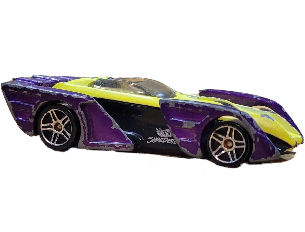 Hot Wheels 2005 First Editions X-Raycers #060 - 1:64 Scale Clear Purple Burl-Esque Diecast Car