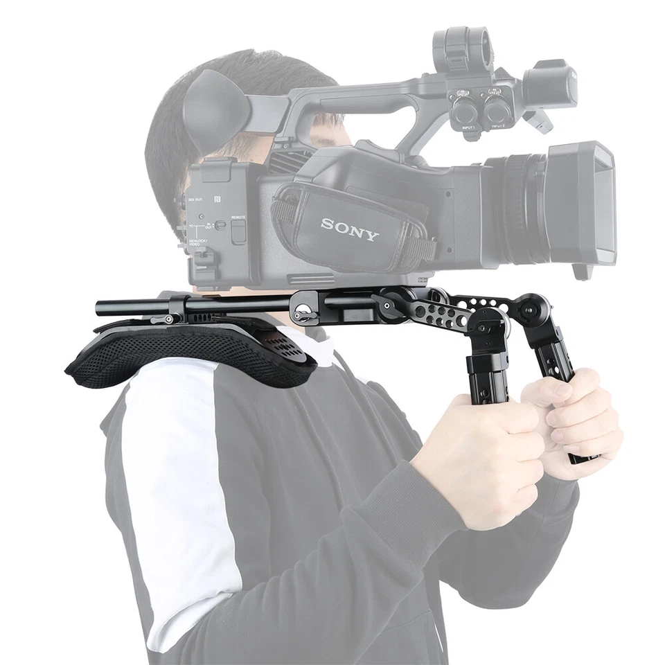 Niceyrig Shoulder Pad Kit 15mm Rod Support System with Rosette Cheese Handle - Image 2 of 4