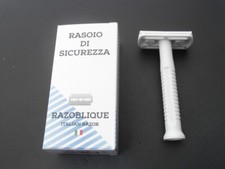 RAZOBLIQUE Rasierer RASIERHOBEL Rasierapparat für Rasierklinge DE Safety Razor! 