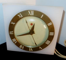 Vintage 1940s Telechron 4H55 "The Statesman" Desk or Shelf electric clock