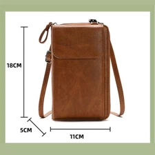 Women Small Cell Phone Purse Wallet Handbag Case Shoulder Bag Cross-body pouch
