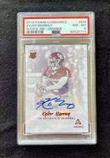 2019 Panini Luminance Kyler Murray Rookie Ink Auto Orange /25 PSA 8 #KM RC