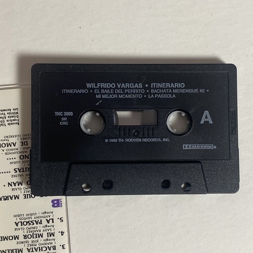WILFRIDO VARGAS - ITINERARIO - MEXICAN TAPE ALBUM, SALSA - Picture 3 of 5