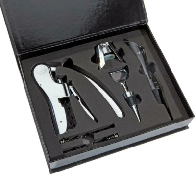 Wolfgang Puck 6 Piece Wine Tool Gift Set Brand New  Brand New