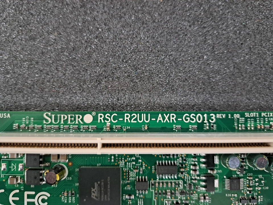 New, Supermicro, RSC-R2UU-AXR-GS013, RISER CARD, 2U, 1 SLOT, RIGHT TURN, PCI-X - Image 2 of 4