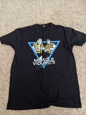 miracle violence connection Gordy Dr. Death Mens Lrg Tshirt WWE