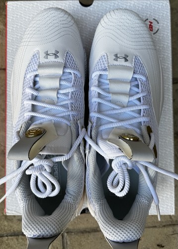Under Armour Harper 7 Low Elite TPU White Gold 3025585-100 Men's Size 11.5 NIB