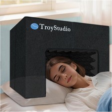 TroyStudio Soundproof Bed Tent, Full, Compact, Enhanced Foam