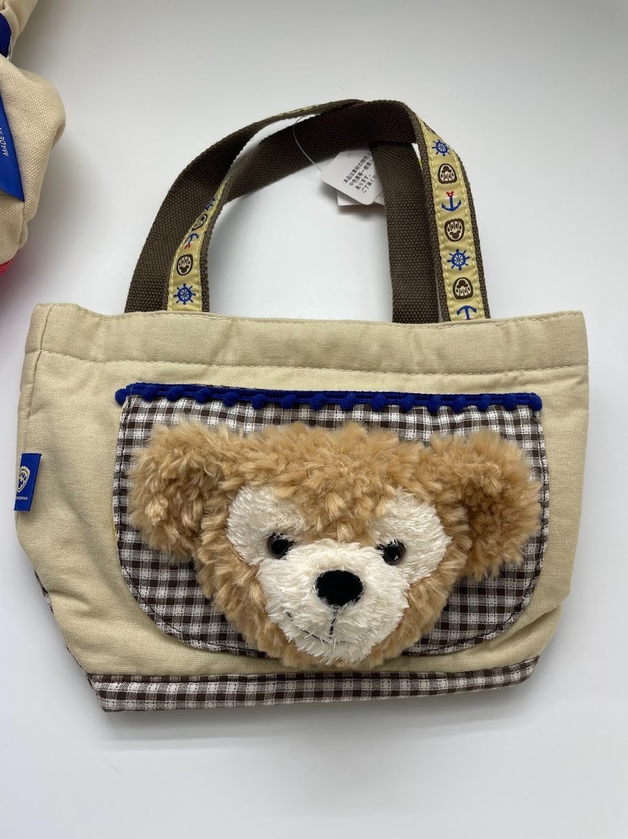 Disney Duffy the Disney Bear Tote Bag 2pc Set Tokyo DisneySea Used