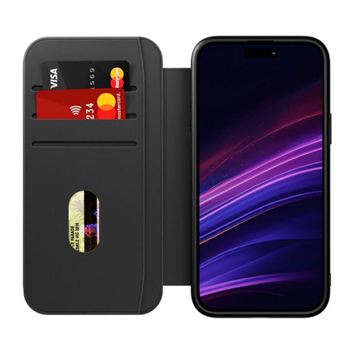 Coque MagWallet iPhone 16 Pro Max antichoc et son support vidéo mains libres - 4